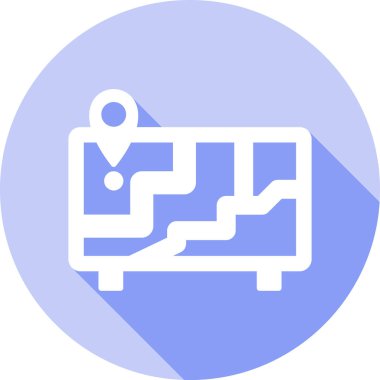 konum. Web simgesi basit illüstrasyon