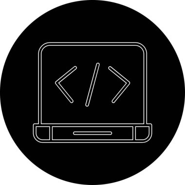 Bilgisayar simgesi. vektör illüstrasyonu