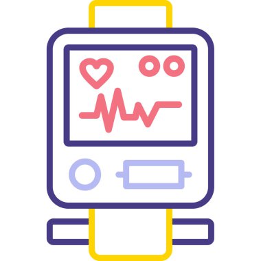 Kalp atışı. Basit illüstrasyon