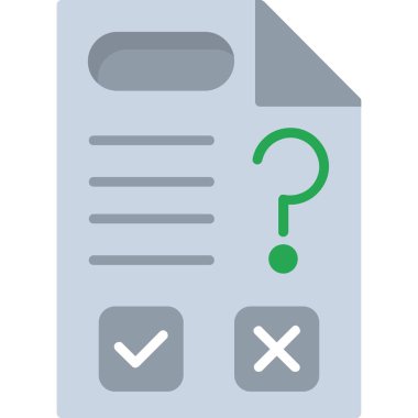 vektör çizim soru işareti simgesi