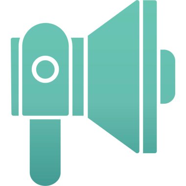 Konuşmacı. Web simgesi basit tasarım