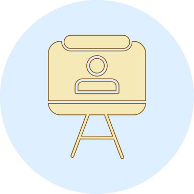 Sandalyenin vektör illüstrasyonu