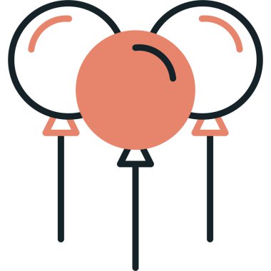 bebek oyuncağı simgesi, basit vektör çizimi