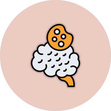 Şirin bebek simgesinin vektör çizimi