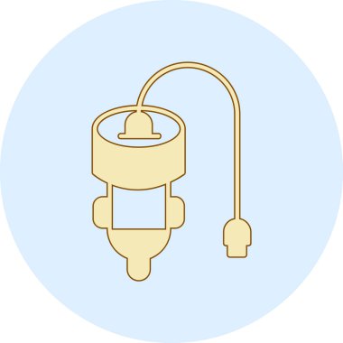 Lamba. Web simgesi basit illüstrasyon