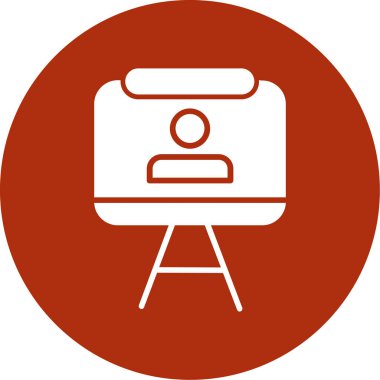 Kamera. Web simgesi basit illüstrasyon