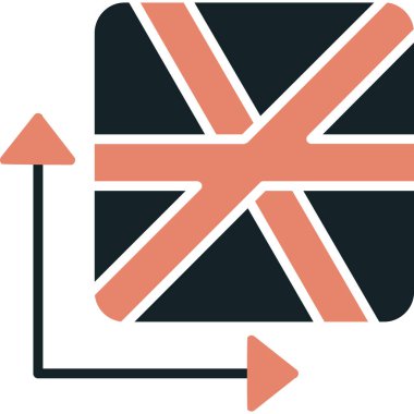 bayrak ikonu vektör illüstrasyonu