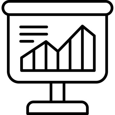 Grafik. Web simgesi basit illüstrasyon