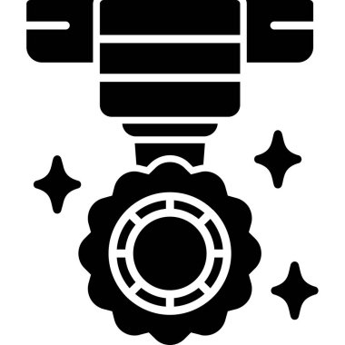 Bir benzin istasyonunun vektör illüstrasyonu