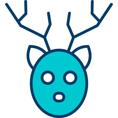 Geyiğin vektör illüstrasyonu