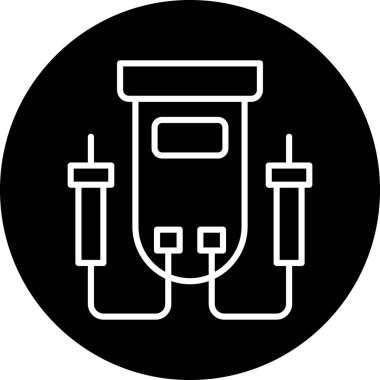 Modern b 'nin vektör illüstrasyonu eksik simgesi