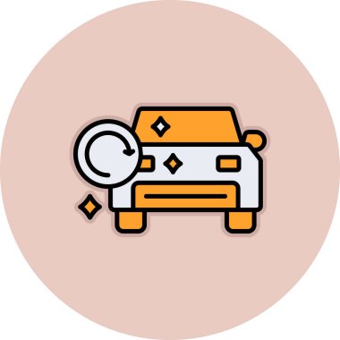 araba anahtarı vektör illüstrasyonu