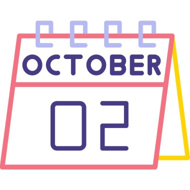 Kasım 20 tarihli takvim, vektör illüstrasyonu