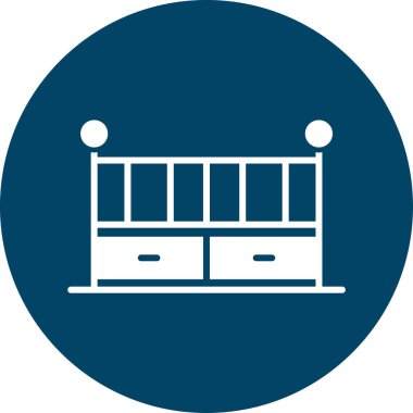 Mobilya simgesinin vektör illüstrasyonu