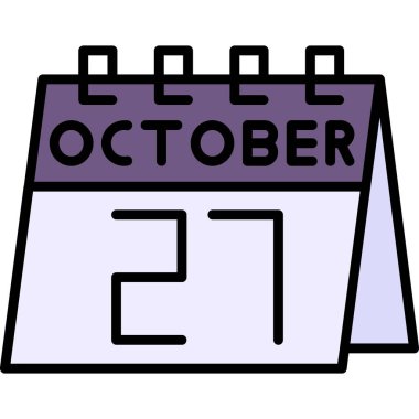 Takvim simgesi, basit illüstrasyon tasarımı