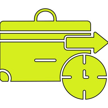 Basit vektör simgesi, traktörün çizimi