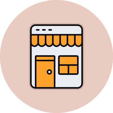 Mobil Dükkan. Basit tasarım