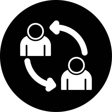 iş takımı simgesi vektör illüstrasyonu