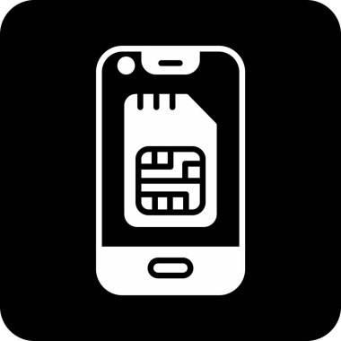 Cep telefonu. Basit resimleme