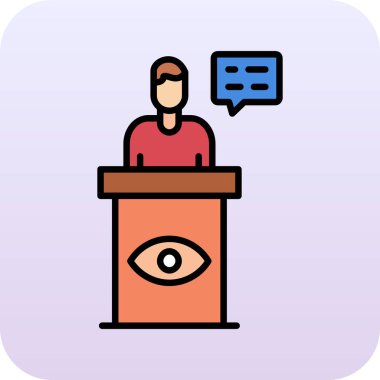 Hoparlörün vektör illüstrasyonu