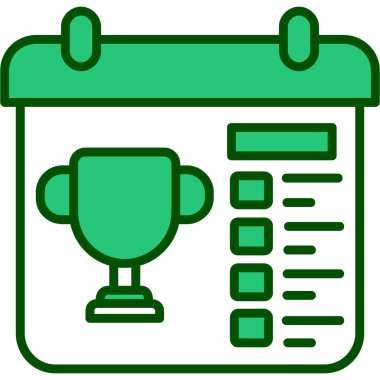 Kupa ikonu. Basit resimleme