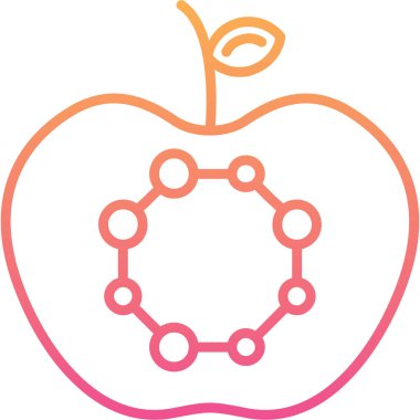 Gıda simgesinin vektör illüstrasyonu