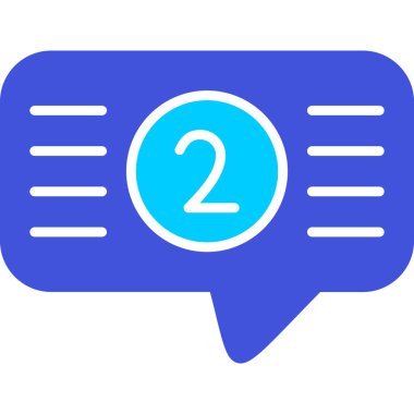 Konuş. Web simgesi basit illüstrasyon