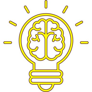 Ampul. Web simgesi basit illüstrasyon