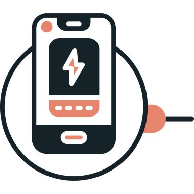 Cep telefonu. Basit simge