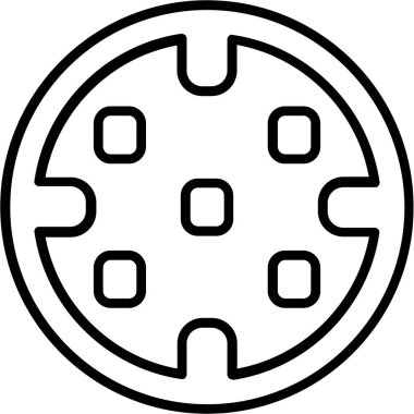 Çip simgesi, anahat stili