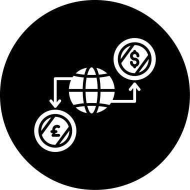 Dolar sembollü bir küre çizimi