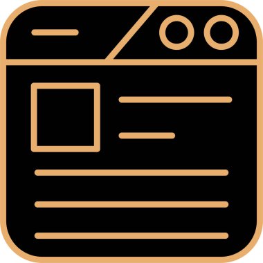 belge simgesi vektör illüstrasyonu