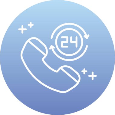 Çağrı. Web simgesi basit illüstrasyon