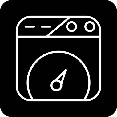 Elektrik simge şablonunun illüstrasyon vektörü grafiği