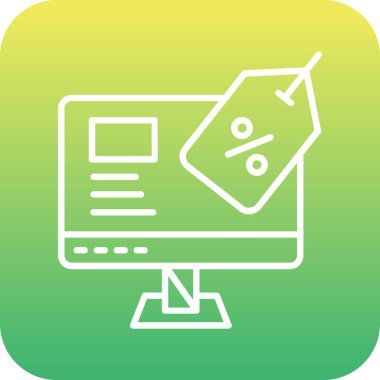 İş simgesinin vektör illüstrasyonu