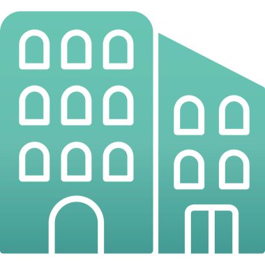 binalar vektör illüstrasyonunu oluşturuyor