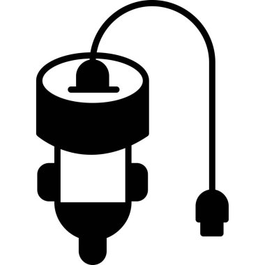 elektrik dolgu simgesi, vektör illüstrasyonu