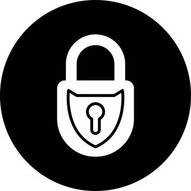 ikon vektör illüstrasyonunu kilitle