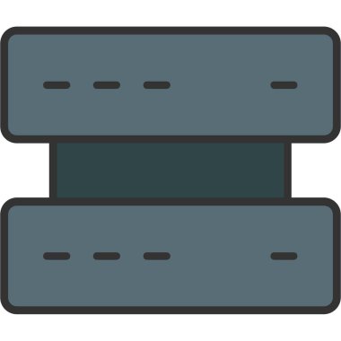 inşaat endüstrisi simgesini ana hatlarıyla doldurma