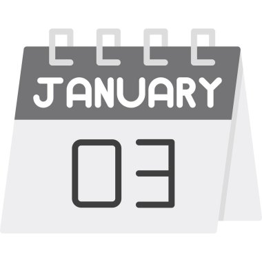 25 Ocak takvim simgesi