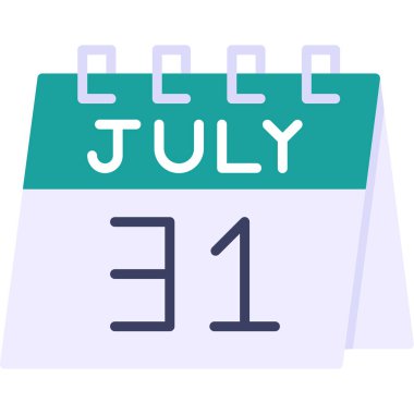 Takvim simgesi, vektör çizimi