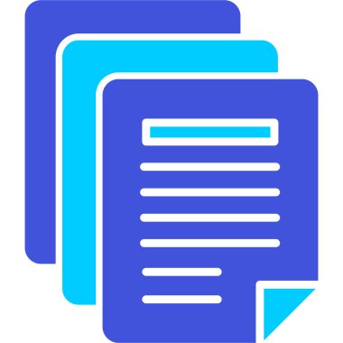 Belge. Web simgesi basit illüstrasyon