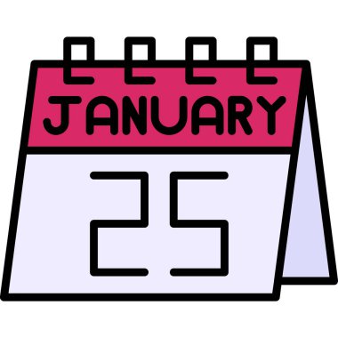 Şubat 20 satır simgesi tasarımı