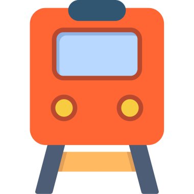 Web simgesi tren, illüstrasyon vektör