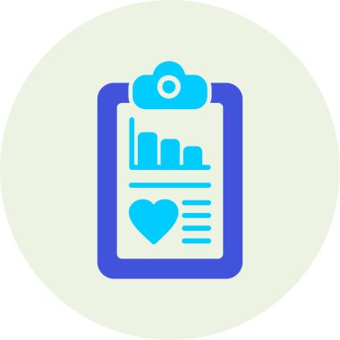 Kalp. Web simgesi basit illüstrasyon