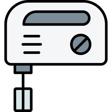 elektrik aygıtı simgesi, vektör illüstrasyonu