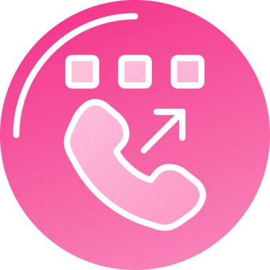 Çağrı merkezi simgesinin vektör illüstrasyonu