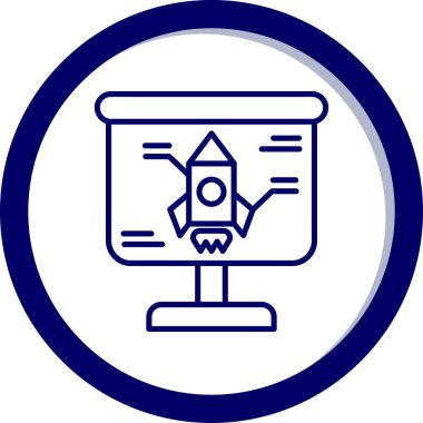 Modern simgenin vektör illüstrasyonu