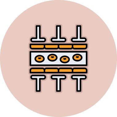 b b simgesinin vektör illüstrasyonu