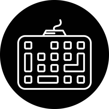 hesap makinesi simgesi vektör illüstrasyonu